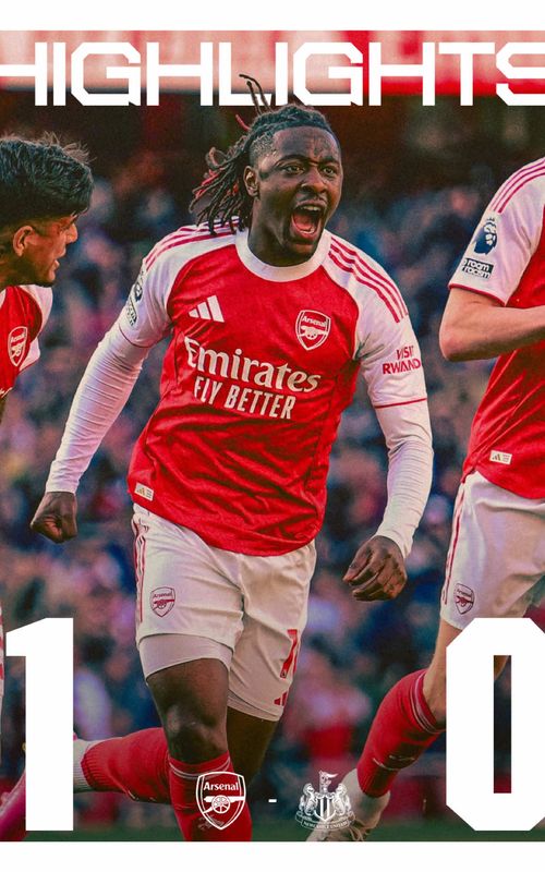 Watch highlights from our 1-0 win over Newcastle United 📺 #afc #arsenal #PremierLeague 