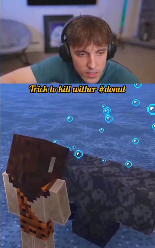 minecraft wither killing trick? #Minecraft #gaming #viral 