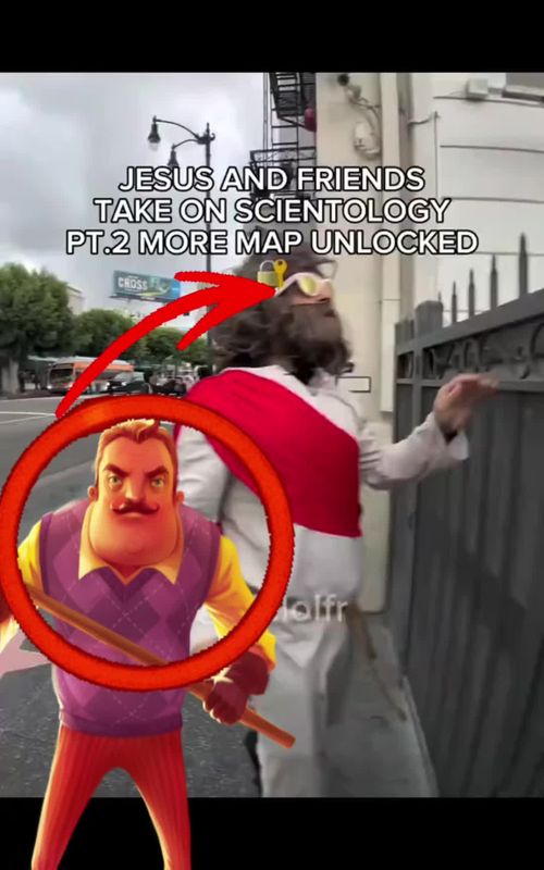 7k followers for one post btw #helloneighbor #scientology #cult #hollywood #speedrun