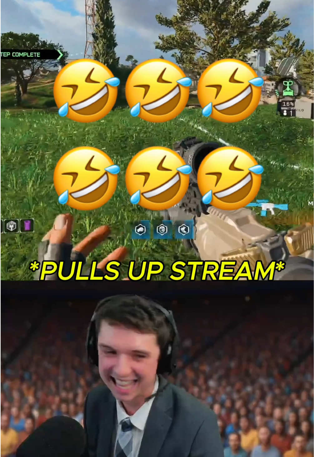 The broadcast had my teammates LOSING IT 🎙️😂 #warzone #cod #callofduty #gaming #fyp 