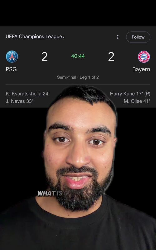 PSG 2-2 Bayern Munich half time reaction highlights Michael Olise goals today #psg #bayernmunich #bayern #nayeemutd 