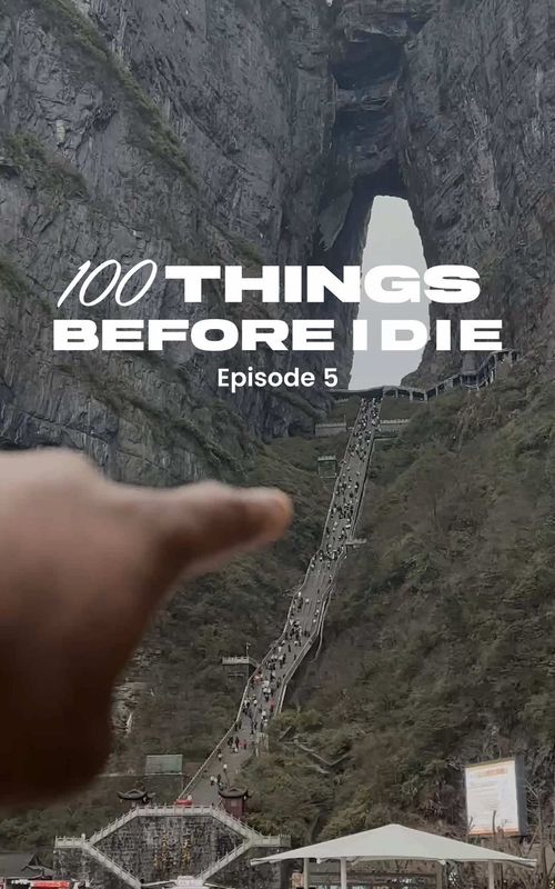 Episode 05: 100 Things Before I Die Climbing Heaven’s Gate Tianmen Mountain, China 📍Tianmen Mountain National Park, Zhangjiajie #100ThingsBeforeIDie #TianmenMountain #HeavensGate #China #BucketList 