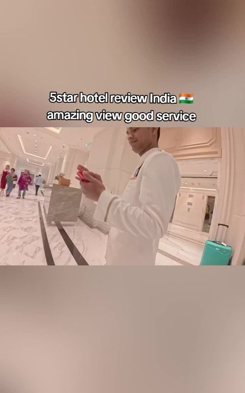 experience 5star hotel India 🇮🇳 review big hotel room 👌 wac the video 📹 #travel #hotelreviews #5starhotel #luxuryhotel #travelindia 