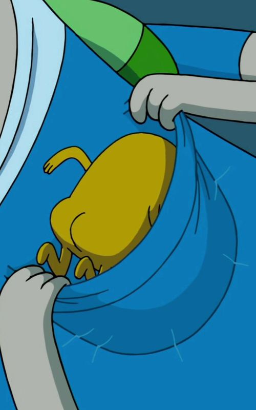 The emotional support dog in question: #AdventureTime #Finn #Marceline #Jake #CartoonNetwork