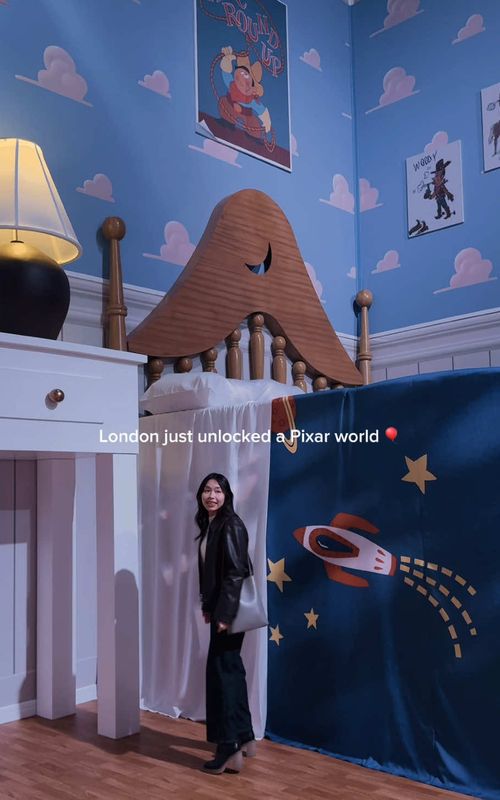 If you love Pixar, you need to check this out 🌈🧸✨ There’s something magical about seeing the worlds you grew up with come to life. Walk through life-sized sets from the movies such as Toy Story, Monsters inc, Up, Coco, and Finding Nemo. 📍Mundo Pixar Experience @ Wembley Park  👶 all ages welcome @Mundo Pixar London  #mundopixar #londonthingstodo #londonexhibitions #londonforyou #londonhotspots 