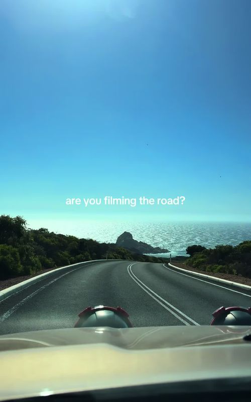 Would you drive this road? 🌊#traveldiaries #roadtrip #travel #oceanview #fyp 