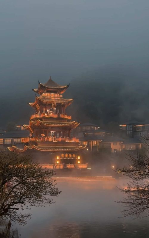 Misty Rain Jiangnan · Gexian Village 。#beautiful #gexiancun #china 