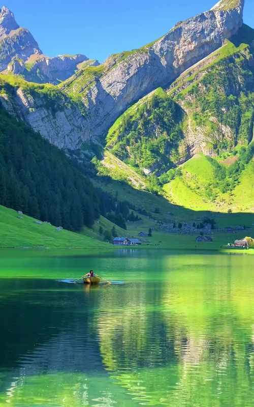 📍Seealpsee, Switzerland🇨🇭#switzerland #swissbeautiful #travel #tiktoktravel #swiss 