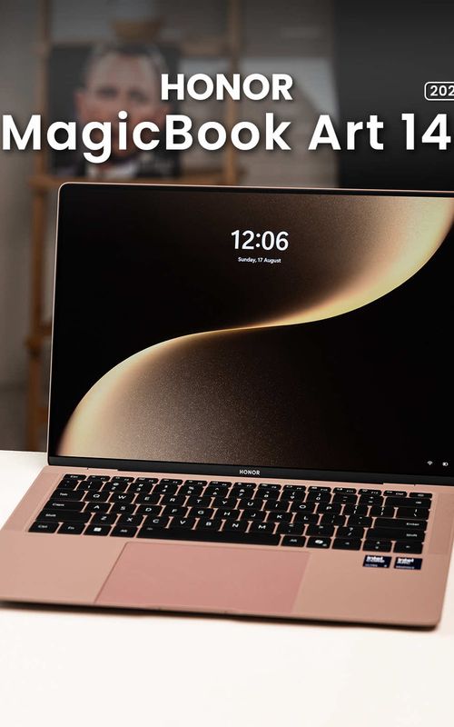 HONOR MagicBook Art 14 (2025) Mocha Brown 配色太美了吧 😍 只有 1kg 的重量 🪶 和 1cm 的厚度 🤏🏻 还内置可收纳摄像头 📸 #honor #magicbook #magicbookart14 #thinandlight #laptop @HONOR Malaysia 
