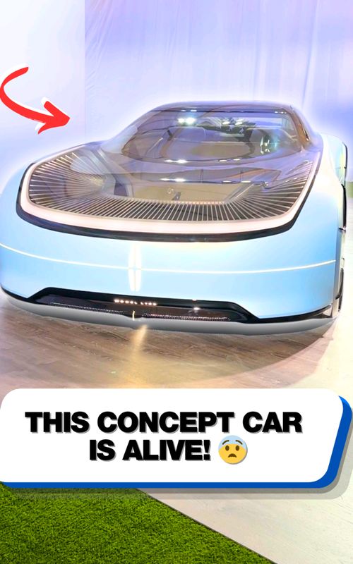 The concept car with a cinema floor! 😱 #lincoln #concept #conceptcar #futuretech #supercarblondie 
