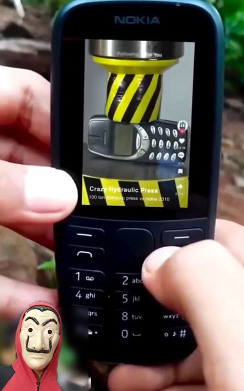 Use TikTok on a Keypad Phone 😱 #LifeHack #TikTokTrick #MobileHack #TechHack #FYP 