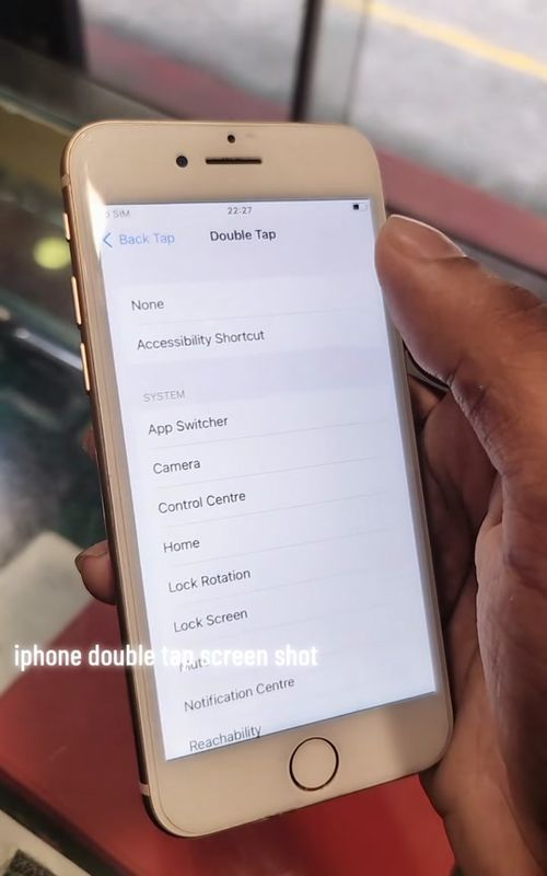 iphone 8. #doubletap❤️ #screenshot #iphonetips #settings #foryou 