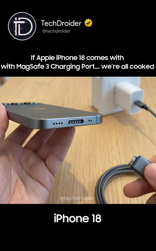 iPhone 18 Charging Port #Apple