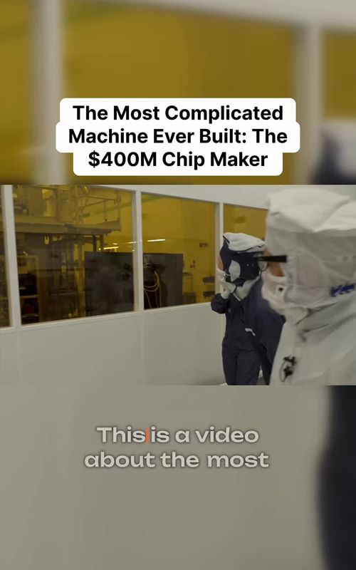 Imagine a machine so complex that for 30 years, experts deemed it impossible to build. This $400 million marvel hits a droplet of molten tin 50,000 times a second with a laser 40 times hotter than the surface of the sun—and it never misses. With mirrors so smooth that if they were the size of Earth, a bump would be no thicker than a playing card, this is arguably the most advanced technology humanity has ever created. It’s the hidden engine driving modern civilization, and there’s only one company on the planet capable of making it. #technology #engineering #sciencefacts #innovation #ASML