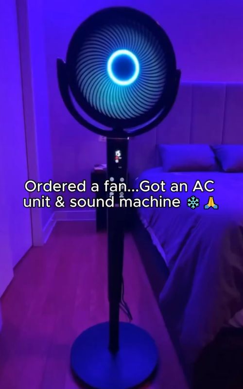“Perfect for sleep, work, or hot nights 😴🌬️  comment ‘SLEEP’ and I got you!” (followers only)  #tiktok #amazon #amazonfinds #homegadgets #hotsummer #sleep #ac