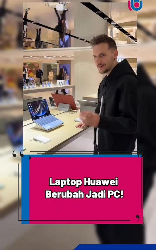 INOVASI MULTIFUNGSI DARI HUAWEI! BISA JADI LAPTOP SEKALIGUS DESKTOP 💻✨ Huawei ngenalin laptop dengan desain yang bener-bener out of the box. Inovasi utamanya ada di bentang layar super lega yang bisa langsung disulap jadi mode komputer desktop utuh, lengkap sama dukungan keyboard digital yang nyatu di bagian bawah layar. Buat yang jempolnya masih kagok ngetik panjang di atas permukaan kaca, tenang aja karena opsi pakai keyboard fisik tambahan tetep tersedia biar urusan ketik-mengetik tetap lancar jaya. Konsep perangkat hybrid kayak gini ngasih kemudahan ekstra buat urusan multitasking. Layar raksasanya ngasih area pandang yang luas banget, pas banget dipakai buat ngejejerin grafik aset digital di beliaset.id bersebelahan sama tab dokumen jurnal buat nyicil tugas kuliah. Pas lagi butuh ngebut nyelesaiin draf artikel SEO yang panjangnya ribuan kata, tinggal pasang keyboard fisiknya biar jari gak gampang kram. Transisi dari mode laptop portabel ke setup komputer meja ini bener-bener kepake buat menunjang ritme produktivitas. Copyright Disclaimer: This video is not owned by us; it belongs to the respective creator credited below. No copyright infringement is intended. We share this for educational/inspirational/entertainment purposes only. 🎥 Credit: @sergi.galiano Note: If you are the owner and would like this content removed or need further credit, please reach out via DM. We will respond promptly. #huaweiindonesia #laptopbaru #techreview #techtokindonesia #infogadget 