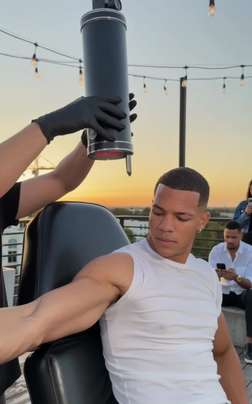 POV: a Vegas tech lab leaked 7 prototype machines worldwide… tattoo sleeves, waves and hair transformations in seconds 😭🤖 which one are you trying first? 🇺🇸🔥 #FutureTech #TattooTech #BeautyTech #TechTok #OddlySatisfying