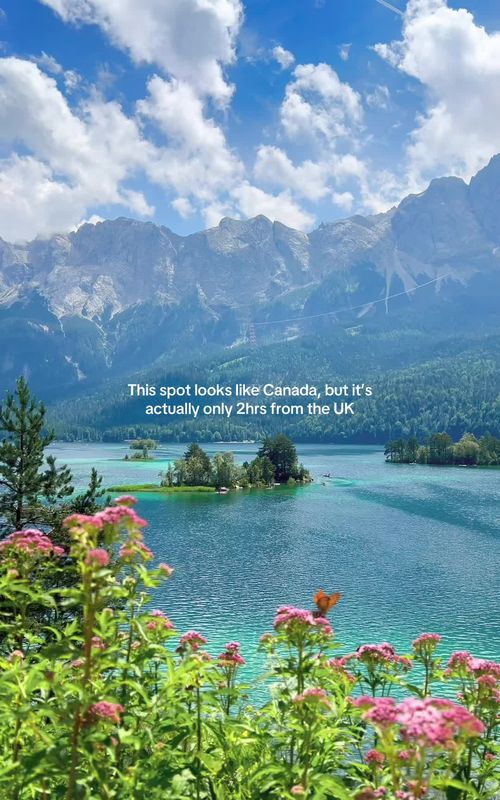 Tap for the location ✨ This is one of the most beautiful places I’ve visited, and can you believe that it’s in Germany? 🥹 Follow @livingourmemories for more beautiful, underrated destinations in Europe and beyond 🧡 📍Welcome to Eibsee, Germany 🇩🇪 It’s SO beautiful and is also surrounded by some of the most breathtaking mountains (including Germany’s highest the Zugspitze). 🗻 Located in Bavaria around 90km/ 56 miles from Munich. To get here put “parkplatz am Eibsee” into Google Maps, there are a lot of parking spaces available however, try to come early as spots can run quickly ☀️ Parking here costs €8 for 4 hours and then €1 per hour after. However, if you have a campervan, due to height restrictions, you have to park in the neighbouring car park which costs €18 😲 (overnight camping/ parking is not allowed). If you don’t have a car with you, you can take the Eibsee Bus from Garmisch-Partenkirchen which takes 45 minutes and is free with the regional guest cards - which your hotel/campground will provide you with 🚌 You can rent paddle boards, pedalos and rowing boats near the Eibsee Hotel if you want to explore the lake from the water 🛶 Swimming here is allowed but the water is cold even in the summer 🏊🏼‍♀️ - #eibsee #eibseelake #visitbavaria #bavariagermany 