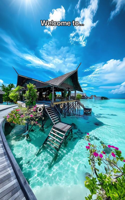 The Best Places to travel ✈️ The best beach huts 🛖 Welcome to The Maldives 🇲🇻 Beautuful clear water beaches 🏝️ Vacation Inspiration ✨#holiday #traveltiktok #travelhacks #holidayvibes #travel 