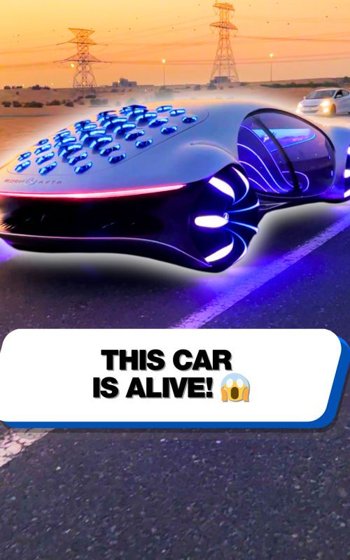 Mercedes have basically just made an alien spaceship... 😱 #mercedes #conceptcar #technology #futuretech #avatar #future #concept #supercar #techtok #cartok #mercedesbenz #AVTR #supercarblondie