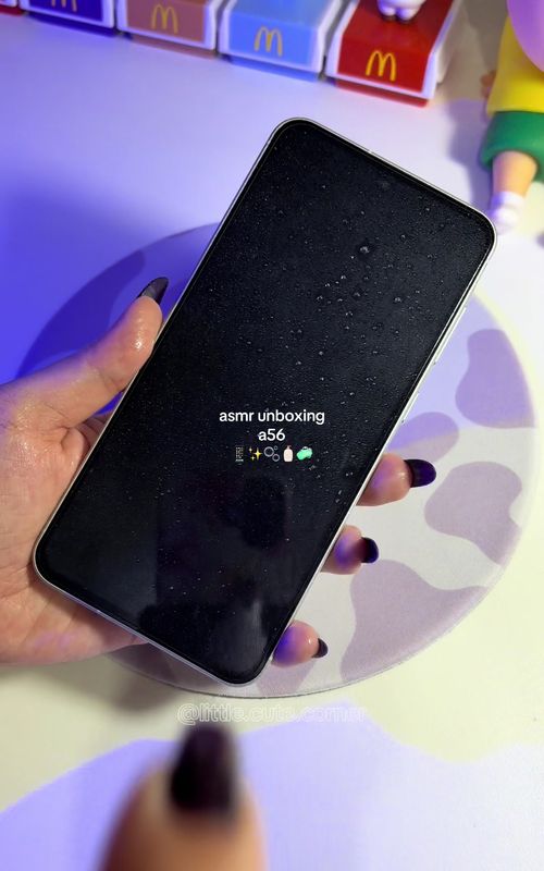 #ASMR Unboxing a Samsung Galaxy A56!🧼✨ #technology #samsung #android #fyppppppppppppppppppppppp 