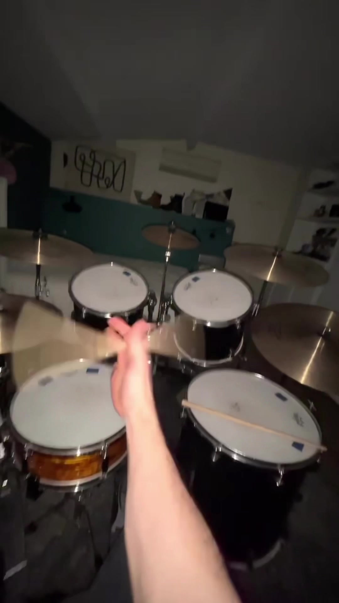 Hide away  #fyp #drums #drumcover #musictok #daya 