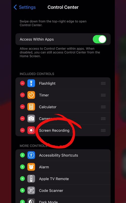 Screen Recording Iphone #iphonetips #iphone13 #tutorial 