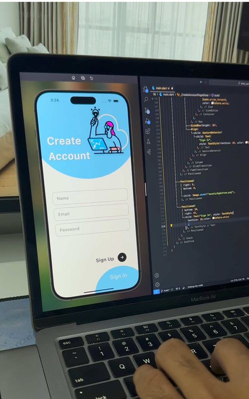 This Flutter UI Looks Like an iOS App 😍 #flutter #coding #programming 