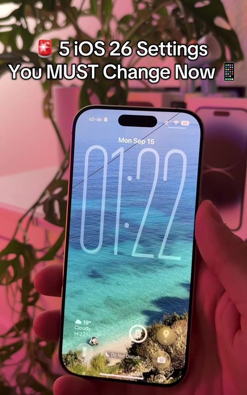 🚨 iOS 26 just dropped! Here are 5 Hidden Features & Settings you NEED to change right now to unlock the best performance, privacy, and battery life 🔋✨ Don’t miss these game-changers! #iOS26 #iPhoneTips #Apple #iOS26Update 