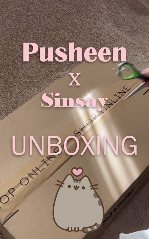@Pusheen x @sinsay UNBOXING✨🌸 | PART 1 | #pusheen #sinsay #unboxingasmr #cosmetics #package 