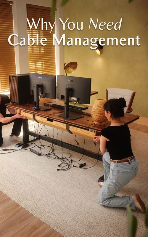 Campaign officially live! Now’s your chance to lock in 10% off Kickstarter exclusive bundles🔥Back today and secure your dream desk setup, Kickstarter link in bio #deskgoal #homeoffice #desksetup #cablemanagement #homedesk