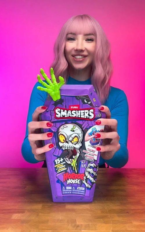 Zuru Smashers Horror House! Ewww!😍 #toys #zurusmashers #asmrtoys #zombie #toyunboxing 