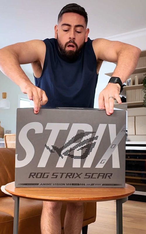 Unboxing ROG Strix SCAR 16 RTX 5080 Gaming Laptop @ROG Global #strixscar 