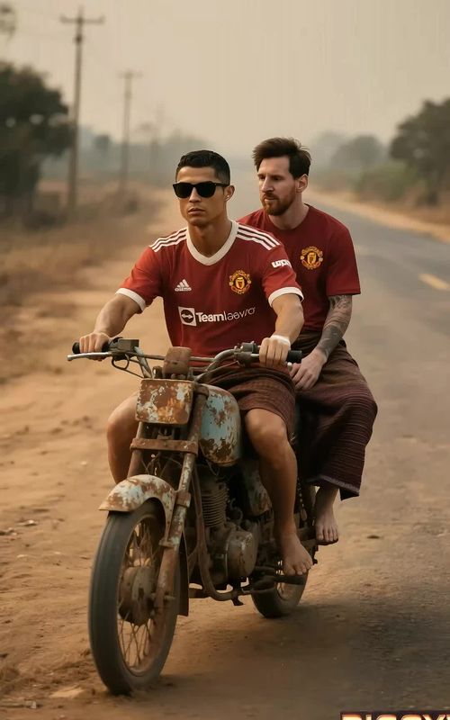 Ronaldo and Messi #fyp #foryoupage #fyppppppppppppppppppppppp #messi #tiktokmyanmar #ai #funny 