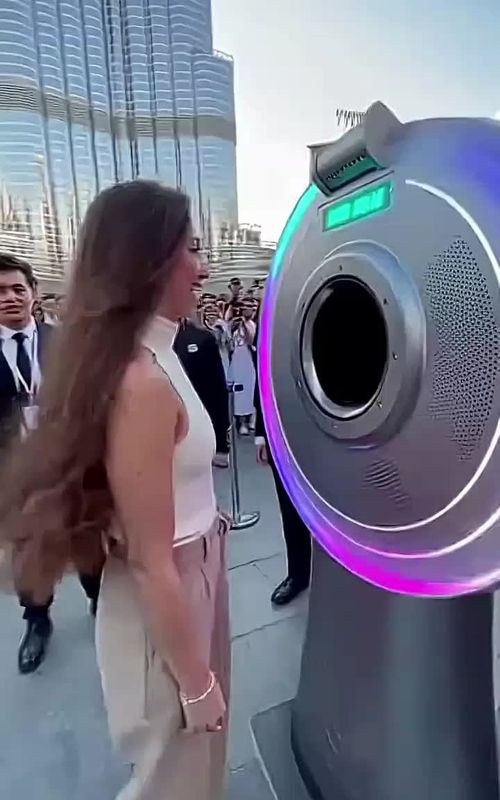 Dubai's Newest AI Salon Robot Will Shock You 😲 AI Instant Curl Machine 4.0 💇🏻‍♀️ Part 17 #ai #haircut #future #technology #2026 