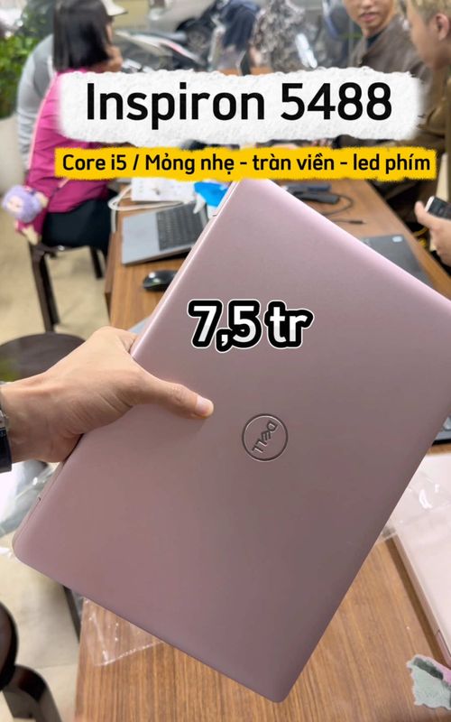 Một chiếc laptop màu hồng rất mỏng nhẹ và xinh nhưng giá rất rẻ : Inspiron 5488 Hồng cánh sen #laptop #reviewlaptop #laptopsinhvien #laptopvanphong #laptopgiare 