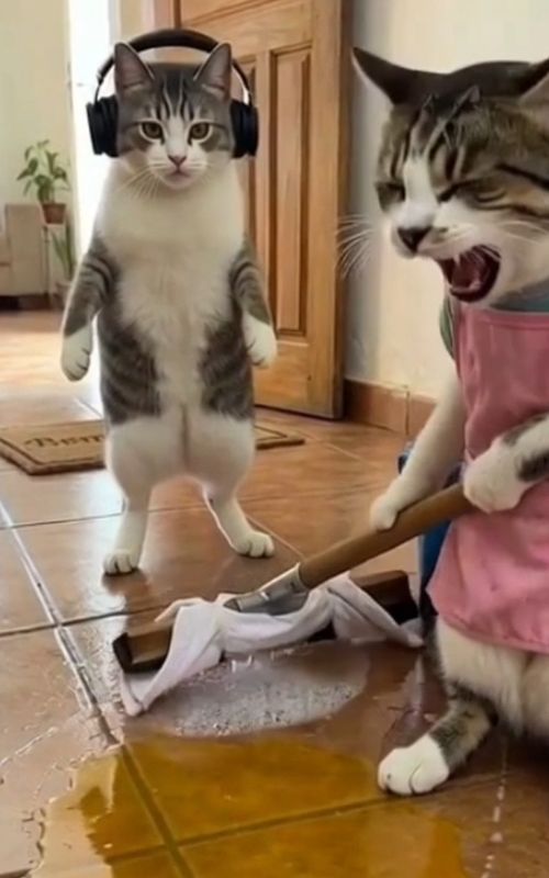 😂🫵#funny #cats #fyp #viralvideo #ia 