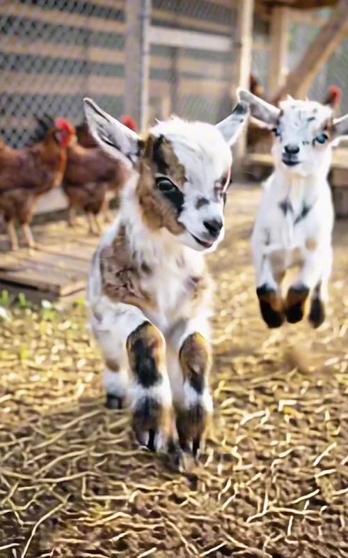 🐐✨ Funny and cute little goat #happy #funny #foryoupage❤️❤️#cute #fyp 