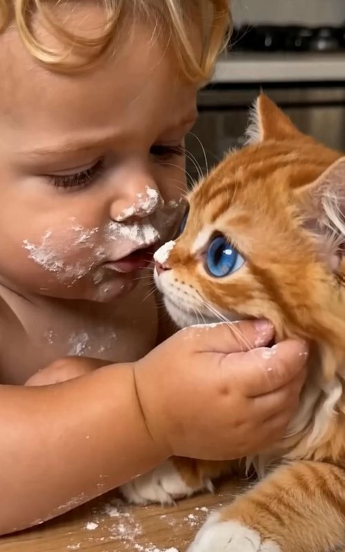 POV: You made a HUGE mess… and your cat knows everything 😭🐾 “Shhh! Don’t meow!” 🤫 This little troublemaker tried to clean up… but his ginger partner-in-crime might expose it all 😂 Would YOUR pet snitch on you? 👀 #FunnyKids #CatDrama #PetAntics #AIGenerated #ViralReels #TikTokFunny #OopsMoment #CuteChaos #gingercat #tiktokcats #catsoftiktok #funnyvideo #viralvideo #fyp #creative