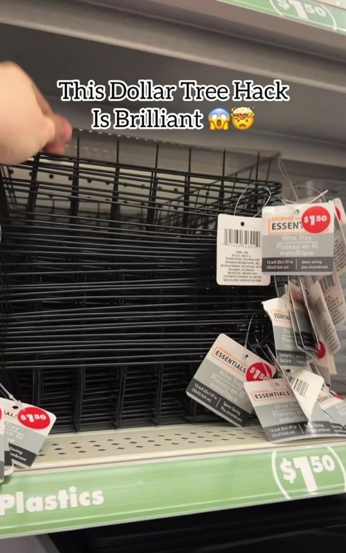 Brilliant Dollar Tree hack for kitchen organization 😱 #DIY #dollartree #dollartreehacks #viral #dollartreediy
