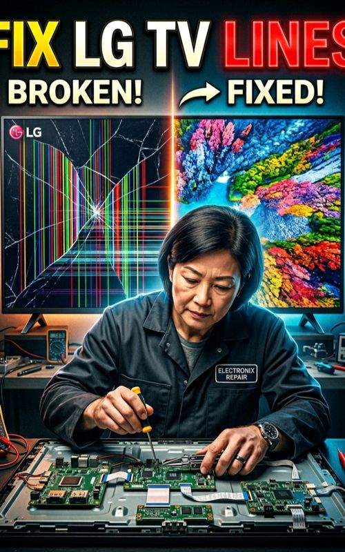 How to Fix LG TV Vertical Lines – Easy Repair Guide! Is your LG TV showing vertical lines on the screen? 😤📺 In this video, I’ll show you how to fix it step by step using simple and effective methods 🔧 🔍 What you’ll learn: ✔️ Common causes of vertical lines ✔️ How to diagnose the problem ✔️ Easy and advanced repair solutions ⚠️ Note: Be careful when working with electronics 📌 Don’t forget to like 👍 and follow for more repair tips! #LGTV #TVRepair #FixTV #Electronics #DIY 