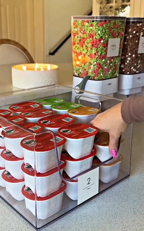 ASMR Random Pantry Restock 🍩🍒🍇 #asmr #asmrtiktoks #organizing #kitchen #pantry 