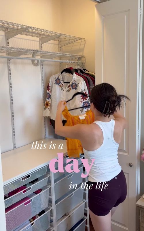 This project is a great example of why I don’t purchase organizing products until the day of the session!