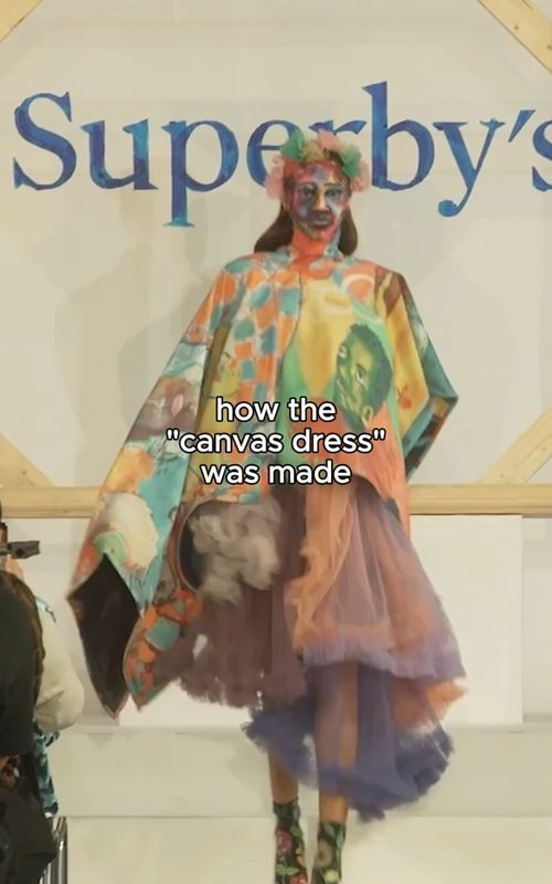 We only had one shot to make this work. We went from velcro, to clips, to rope, to magnets. This took so many tests and attempts, but it all paid off. The finale look of my fashion show! #KidSuper #fashion #behindthescene #bts #fashiontiktok #SS22