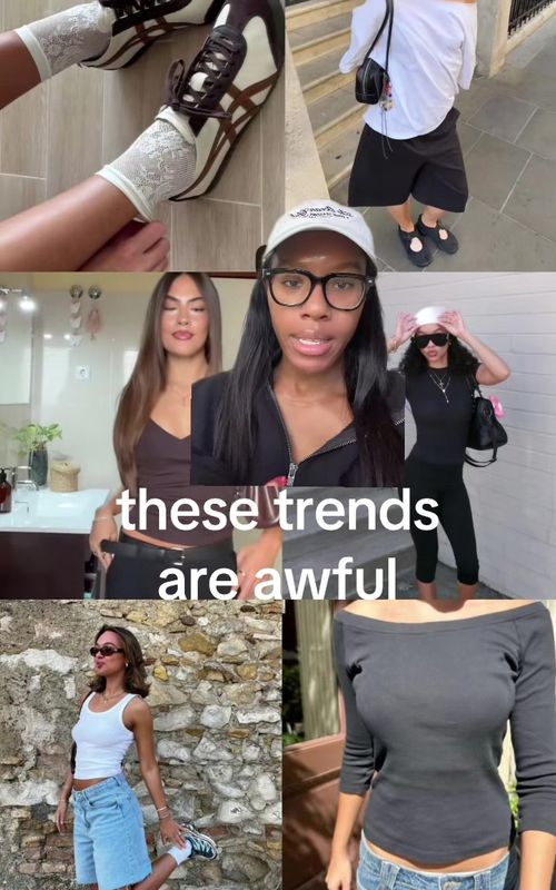 like where are the actually cute trends 😩 #springfashiontrends #trendyoutfits #styleinspo #capsulewardrobe 