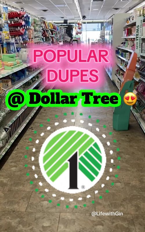 Popular dupes at Dollar Tree 😍😍 #dollartree #dollartreefinds #dollartreeshopping #shopwithme #dollartreecommunity 