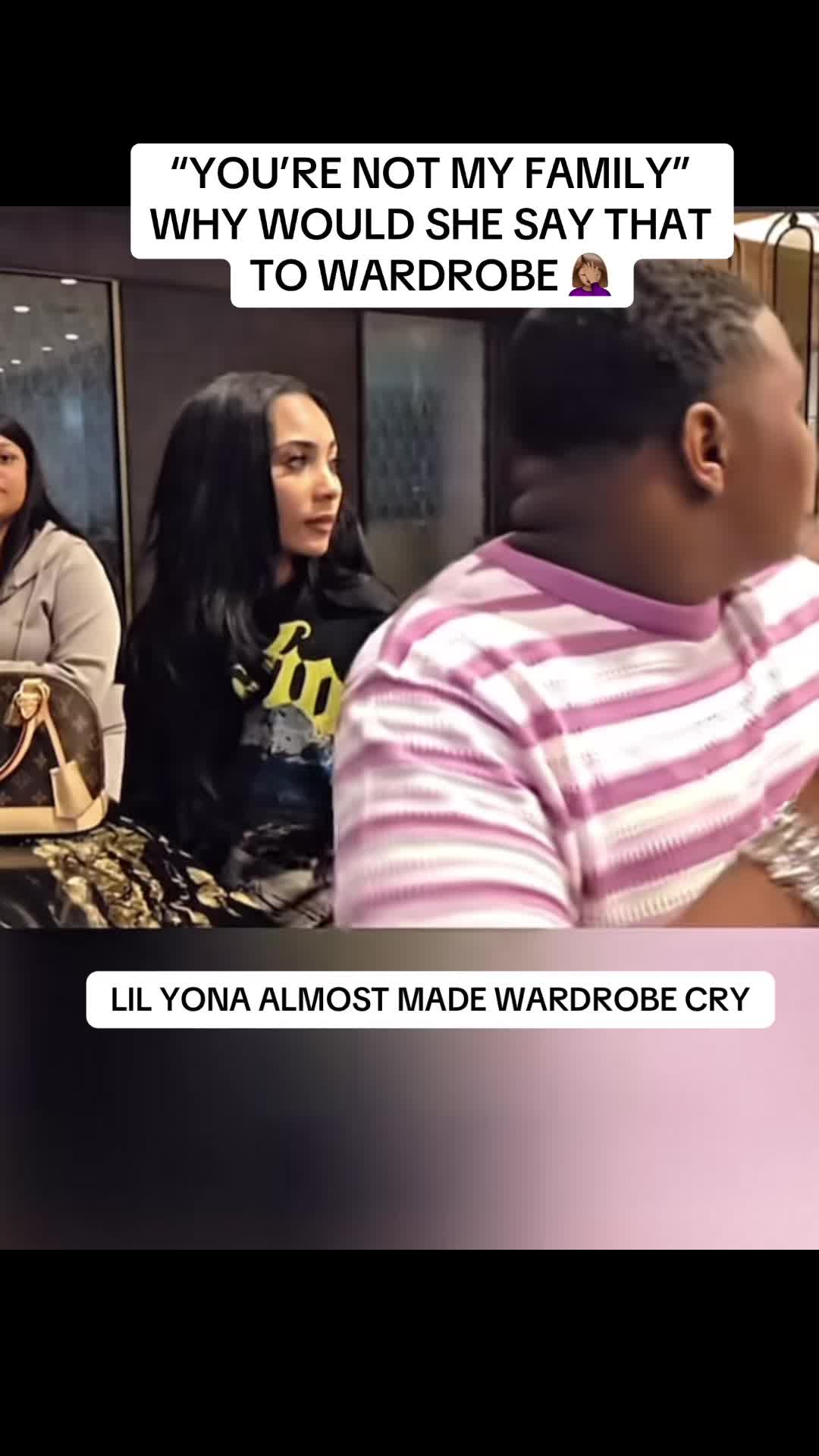 His voice started to crack once she said that 🥲 #yona #wardrobe #fyp 