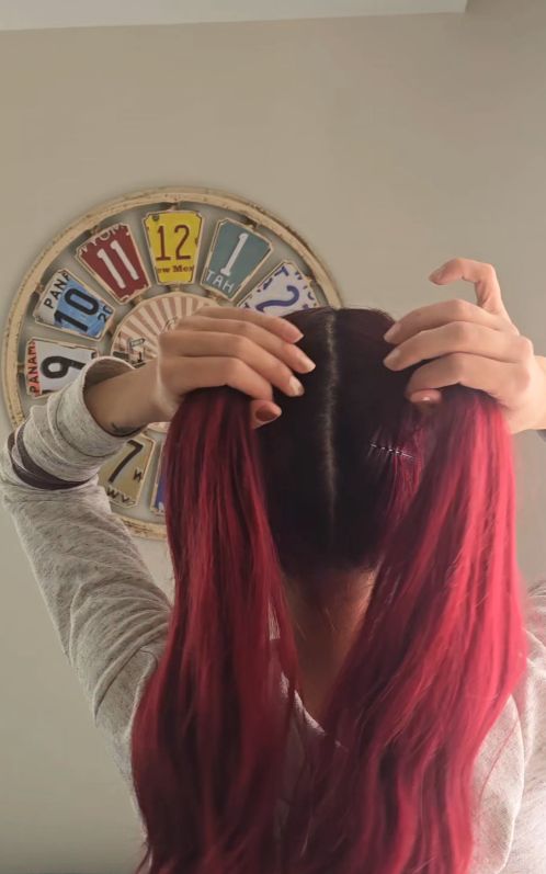 easy hair volume hack ✨️  #hairhack #hairstyle #youtubeshorts #explore 