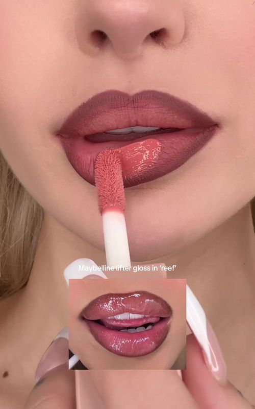 Affordable mocha lip combo using all @MaybellineUK products!  Lifter liner in ‘big lift’ Lifter gloss in ‘reef’  #makeup #lipliner #lipcombo #makeupinspo #lipstick 