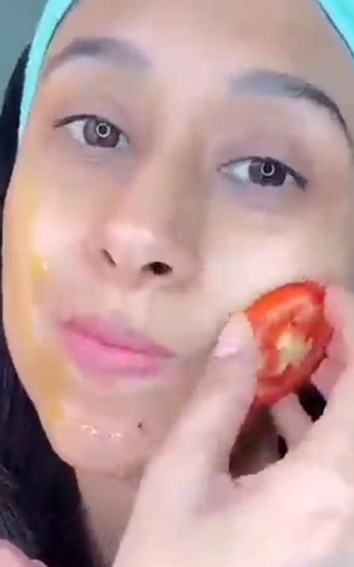 Tomato For Skin Health  #beautytips #beauty #tips #tomato #skincare 